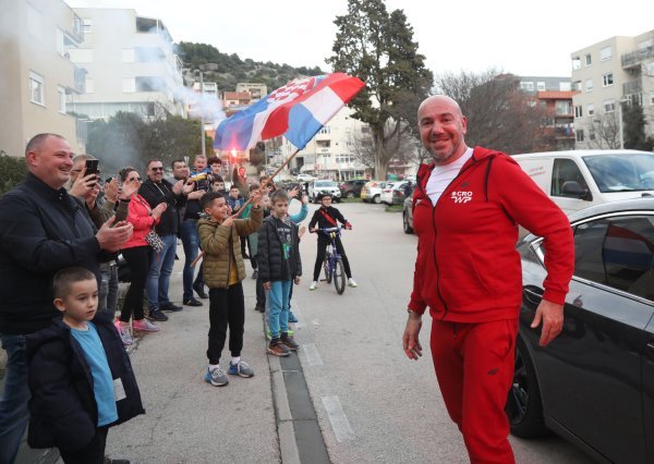 Šibenik: Doček za Ivicu Tucka, izbornika zlatnih vaterpolista