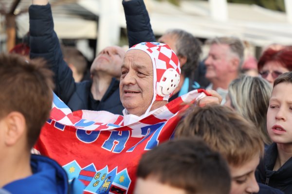 Split: Doček zlatnih vaterpolista 19.2.2024.