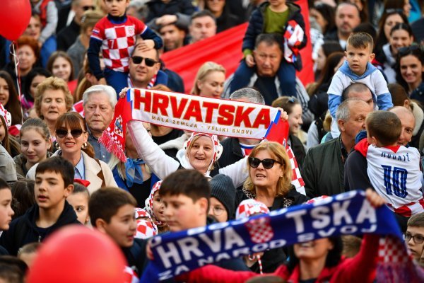 Dubrovnik: Doček zlatnih vaterpolista 19.2.2024.