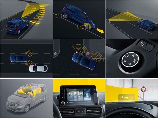 Opel Combo-e Life: sustavi sigurnosti i pomoći vozaču