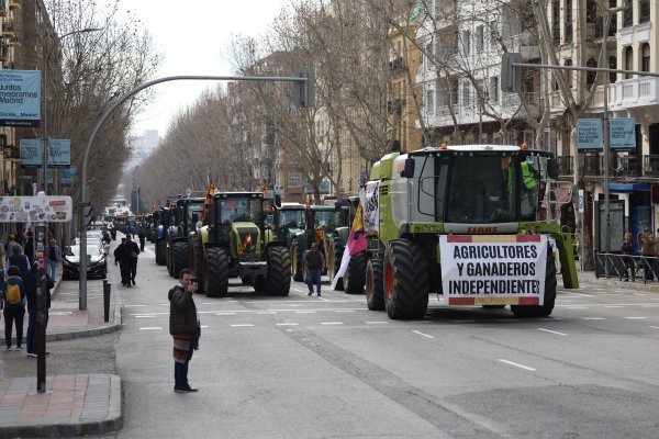 Prosvjedi poljoprivrednika u središtu Madrida, Španjolska