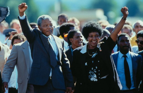 Nelson i Winnie Mandela