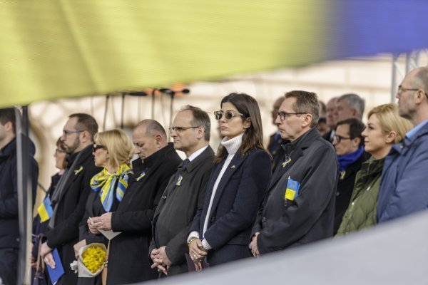 Skup podrške Ukrajini na Trgu bana Josipa Jelačića