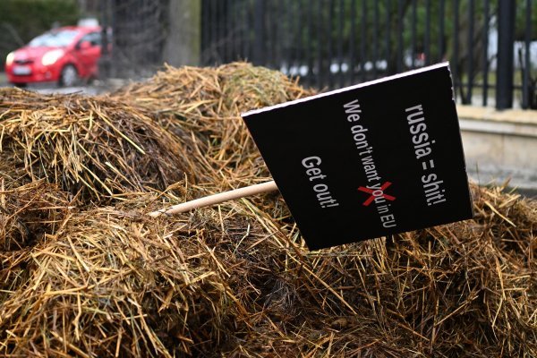 Gnoj ispred kuće ruskog veleposlanika u Poljskoj