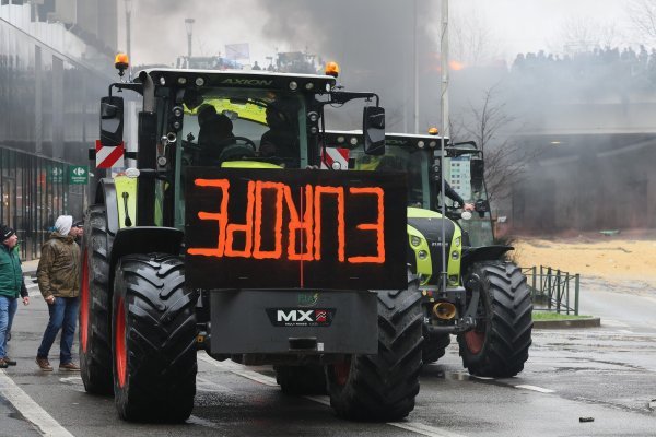 Prosvjed poljoprivrednika u Bruxellesu