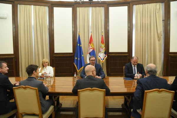 Aleksandar Vučić na konzultacijama za sastav nove vlade Srbije