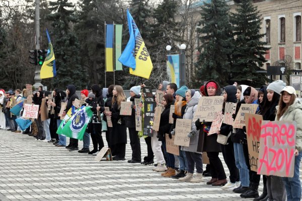 Skup na kojem se tražilo oslobađanje ukrajinskih branitelja iz Azovstala