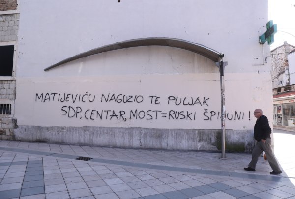 Nove uvredljive poruke se pojavile u Splitu