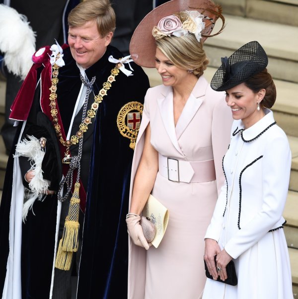 Kralj Willem-Alexander, kraljica Maxima i Kate Middleton