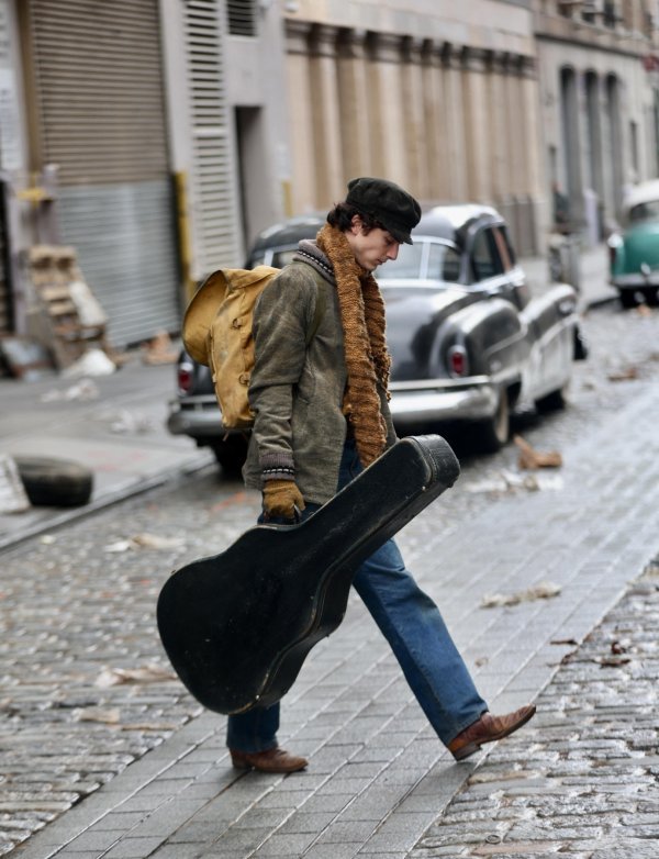 Timothée Chalamet kao Bob Dylan