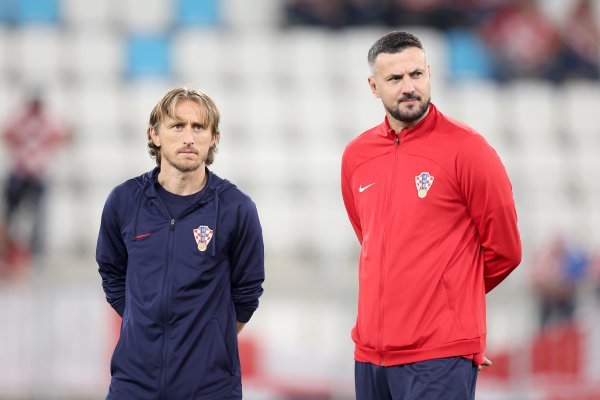 Luka Modrić i Danijel Subašić