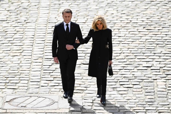 Emmanuel i Brigitte Macron