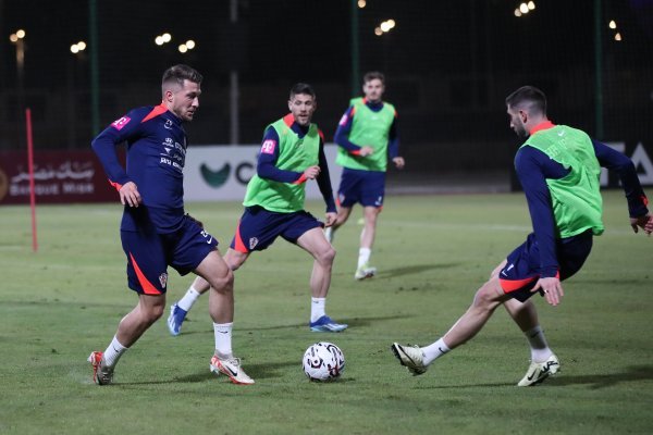 Hrvatska nogometna reprezentacija u Kairu odradila prvi trening, 21.3.2024.