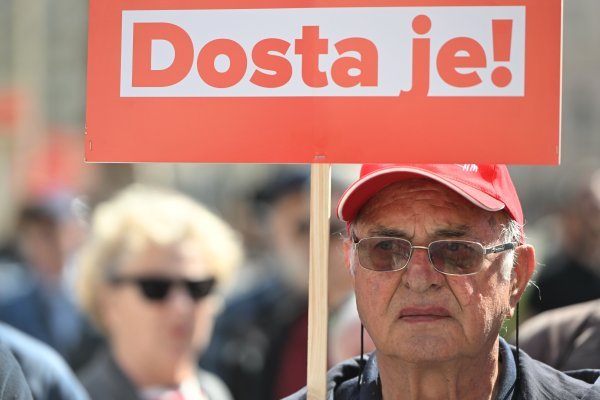 Prosvjed 'Dosta je' u Splitu
