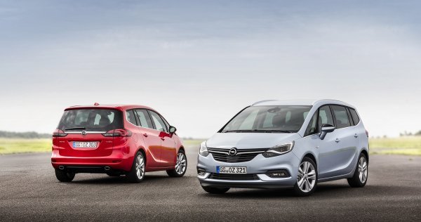 Opel Zafira C: facelift iz 2016.