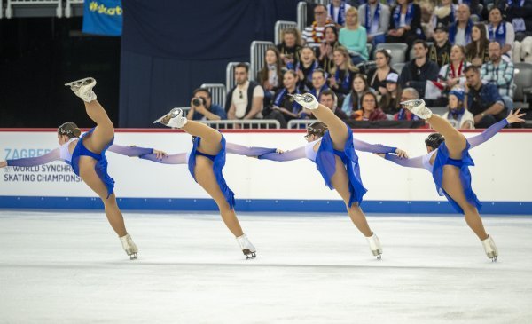 Svjetsko prvenstvo u sinkroniziranom klizanju, Zagreb, 5.4.2024.