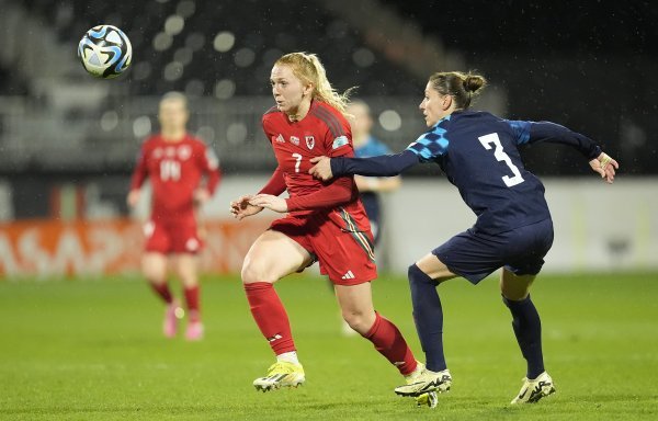 Wales - Hrvatska 4:0, nogometašice, kvalifikacije za EURO, 5.4.2024.