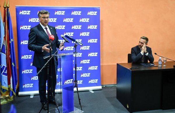 Plenković na sastanku s HSU