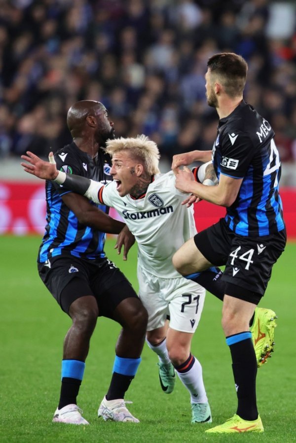 Club Brugge - PAOK 1:0, Konferencijska liga, 11.04.2024.