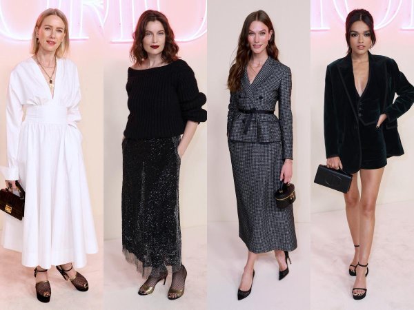 Poznate dame na reviji Diora