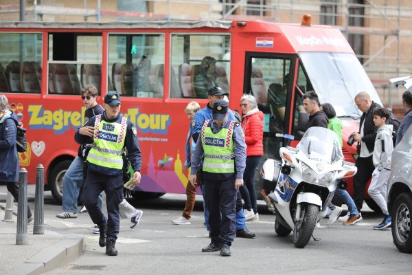 Prometna nesreća na Zrinjevcu