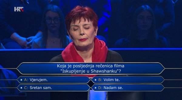 Tko želi biti milijunaš? - Marina Maslovara