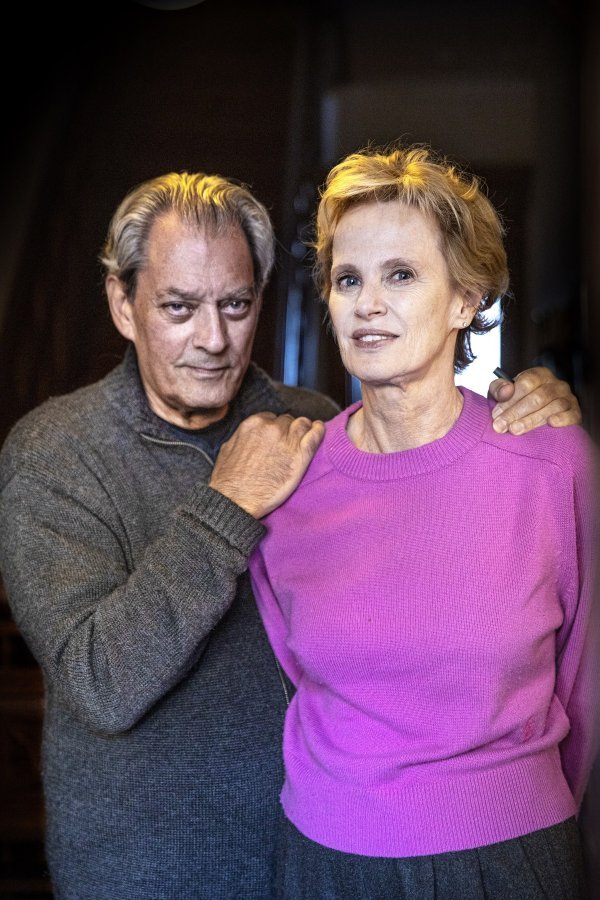 Paul Auster s drugom suprugom, Siri Hustvedt