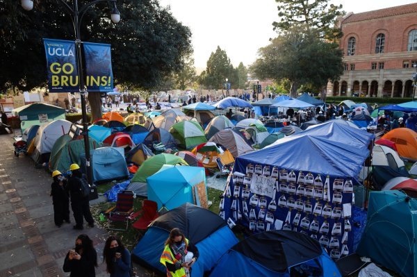 Propalestinski kamp na UCLA