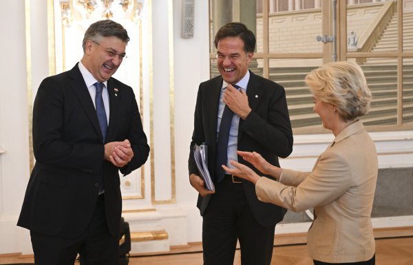 Mark Rutte i Andrej Plenković
