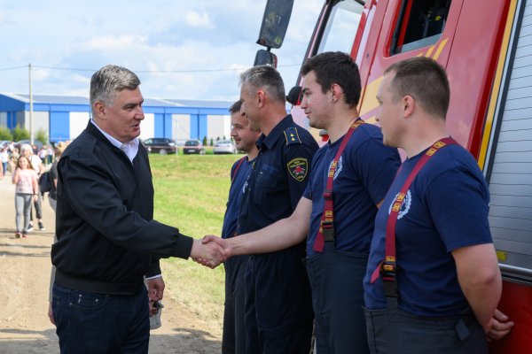 Predsjednik Milanović na otvorenju Sajma pri Starom gradu