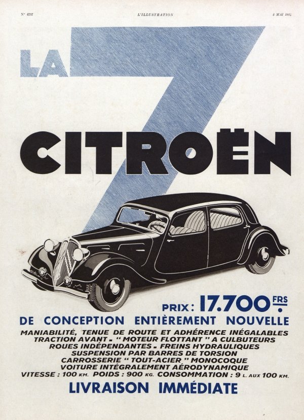 Traction Avant 1934.