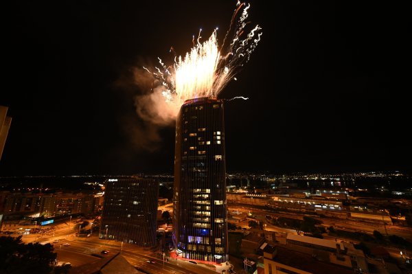 Vatromet na otvorenju Dalmatia Towera