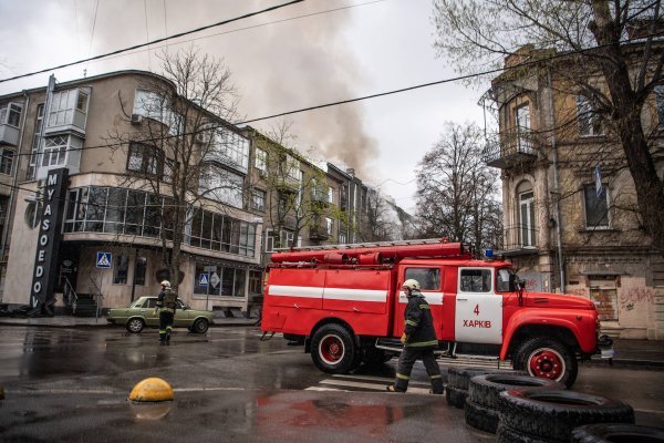 Ruski raketni napad na centar Harkiva