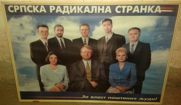 Stari predizborni plakat Srpske radikalne stranke Facebook