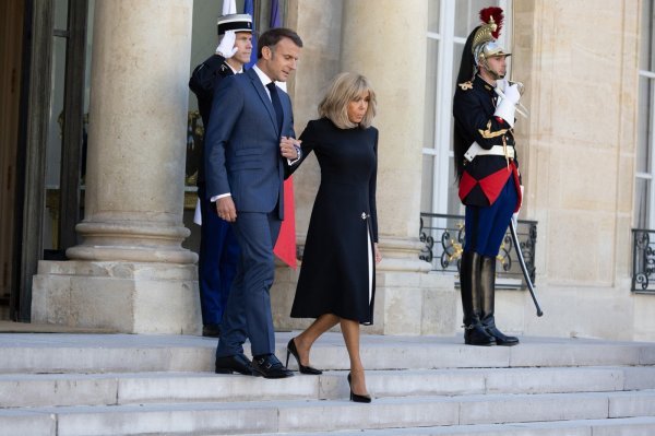 Emmanuel i Brigitte Macron