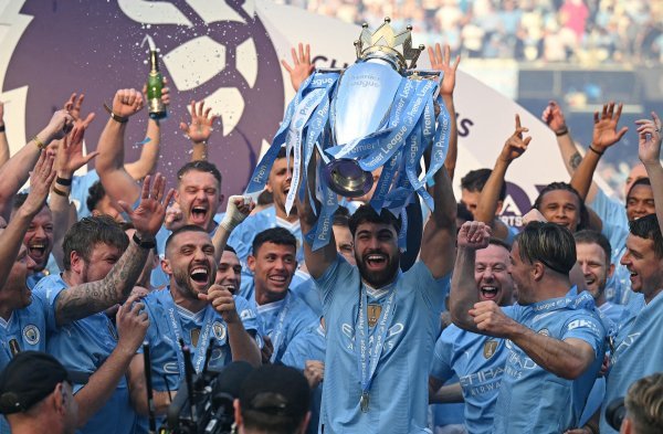 Manchester City proslava naslova prvaka 19.5.2024.