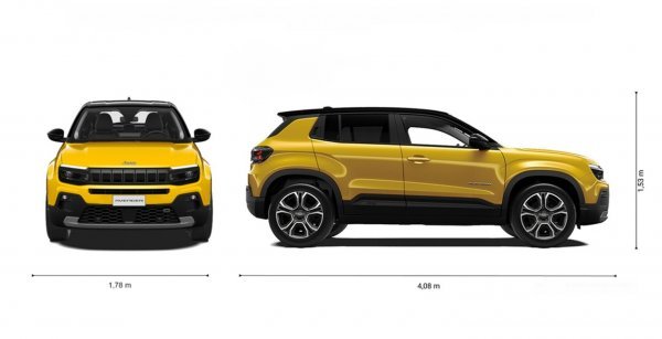 Jeep Avenger 1.2 - dimenzije