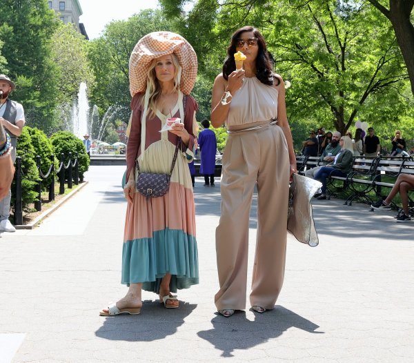 Sarah Jessica Parker na setu serije 'I tek tako...'