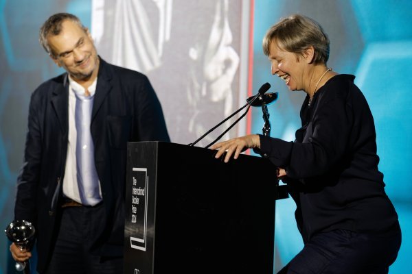 Jenny Erpenbeck i Michael Hoffmann na dodjeli nagrade Booker