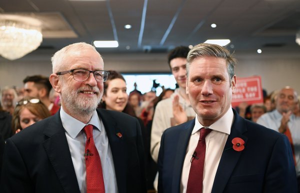 Jeremy Corbyn i Keir Starmer