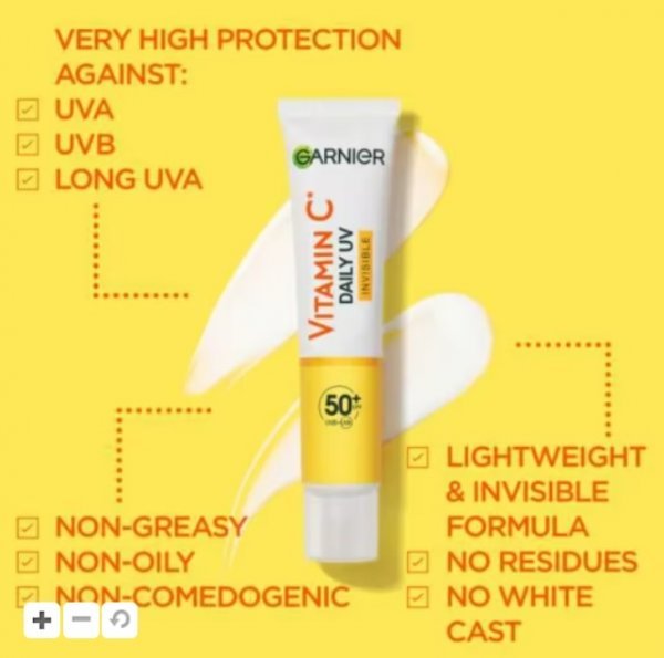 Garnier Vitamin C Daily UV Invisible