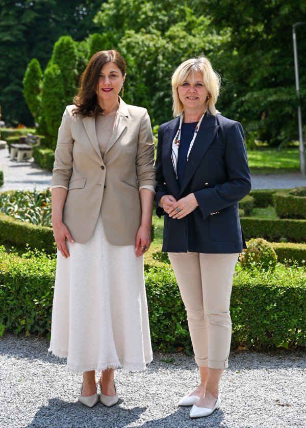 Supruga predsjednika Sanja Musić Milanović i supruga predsjednika Češke Republike Eva Pavlova