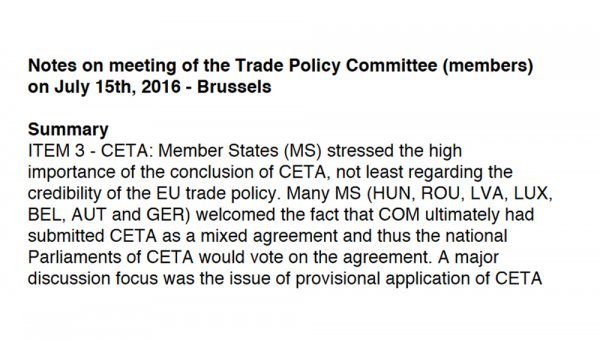 Briselske bilješke o potpisivanju CETA-e  http://ec.europa.eu/