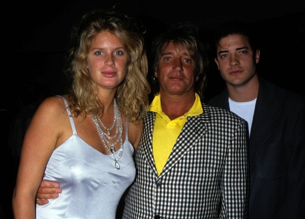 ROD STEWART, RACHEL HUNTER