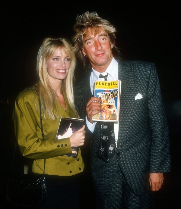 Rod Stewart i Kelly Emberg