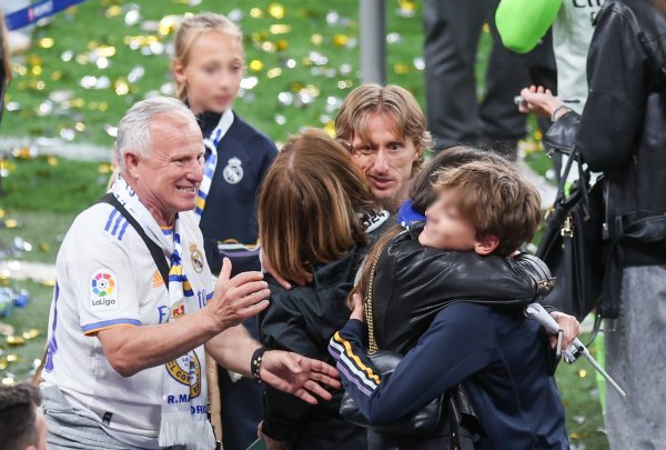 Luka Modrić s obitelji