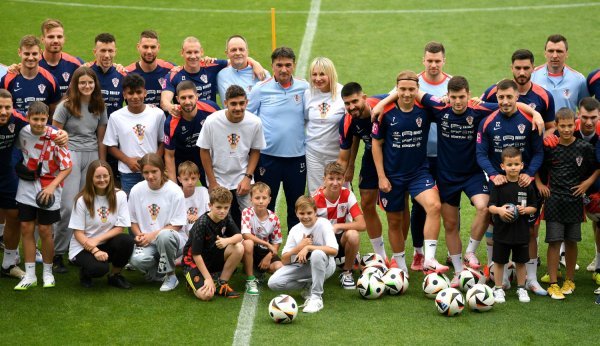 Hrvatska nogometna reprezentacija, trening, 2.6.2024.