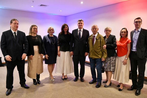 Predsjednik Hrvatske Zoran Milanović i njegova supruga, prof.dr.sc. Sanja Musić Milanović