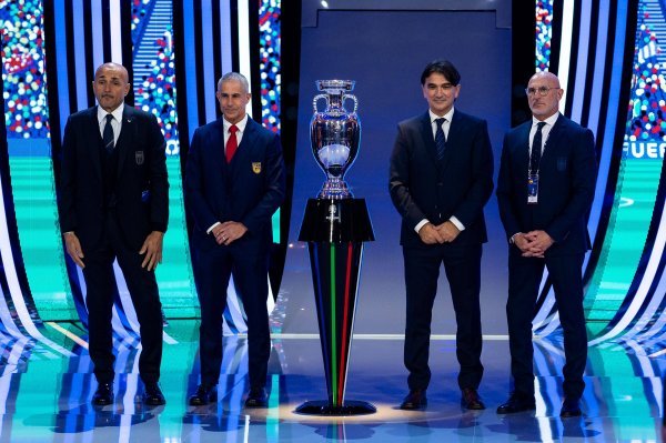Izbornici grupe B na Euru: Luciano Spalletti (Italija), Sylvinho (Albanija), Zlatko Dalić (Hrvatska) i Luis de la Fuente (Španjolska)