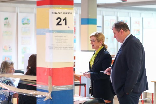 Kolinda Grabar-Kitarović i Jakov Kitarović